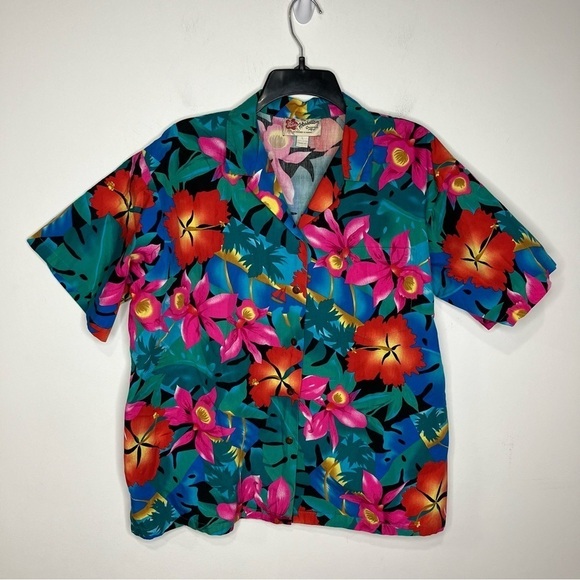 Hilo Hattie The Hawaiian Original button down shirt size large - Picture 1 of 4